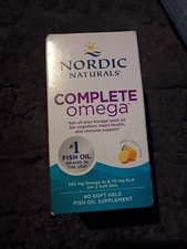 Nordic Naturals Complete Omega 1000mg Lemon Flavor - 60 Soft Gels