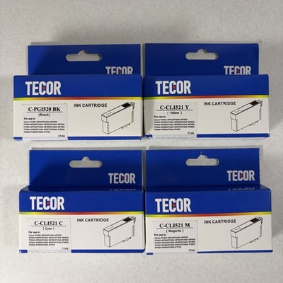 Canon PGI-520 CLI-521 Ink Set BK C M Y New Sealed PIXMA MP560 MX870