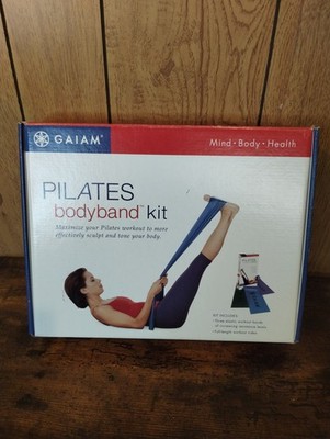 Gaiam Pilates Bodyband Kit Resistance Bands Workout Set NIB Sealed