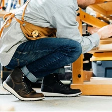 Danner Mens Logger 917 Leather Vibram Sole Lace Up Boots 12 Chocolate Chip Brown