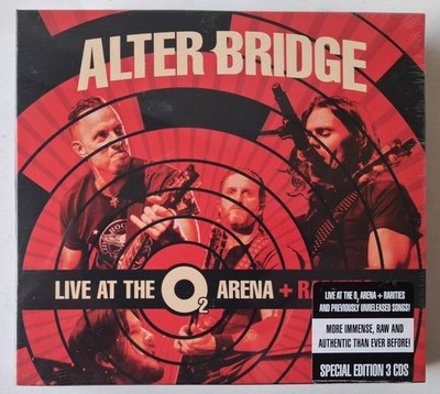 Alter Bridge   Live At The O2 Arena + Rarities 3CD Digipak 2017 Brans New Sealed