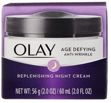 Olay Night Cream Age  Defying 2  oz   Anti  Wrinkle Hidrataci n No Grasa para Piel