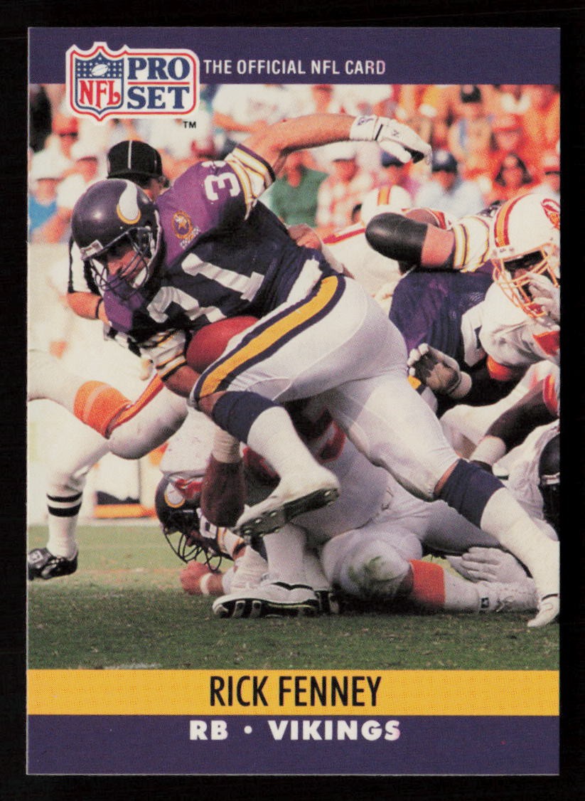 Rick Fenney 1990 Pro Set #567 RC Rookie Minnesota Vikings