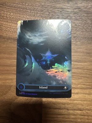 Island (0263) (Borderless) Edge of Eternities Foil
