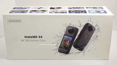 Insta360 X4 Get-Set Bundle - 8K Waterproof 360 Action Camera, 4K Wide-Angle, NEW