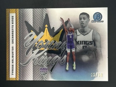2025-26 Bowman - Young Kings Tyrese Haliburton #YK-3 Gold Refractor /50