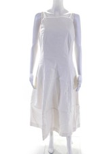 Everlane Womens The Structured Cotton Bell Dress Bone Size 8