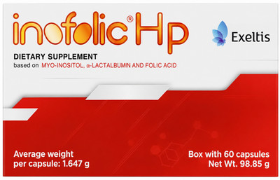 Inofolic HP - Myo Inositol Supplement 60 Capsules