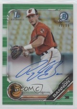 2019 Bowman Chrome Prospect Green Refractor 77/99 Rylan Bannon #CPA-RB Auto 0he