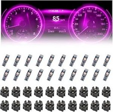 20PCS Car LED Dash Lights, Super Bright Instrument Cluster Light B Color: Pink