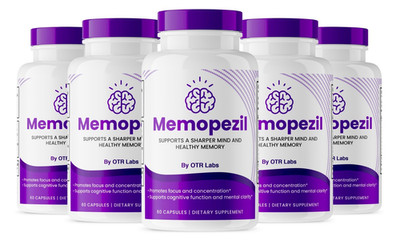 Memopezil Brain Pills, Memo Pezil for Mind & Memory 300 Capsules 5 Bottles