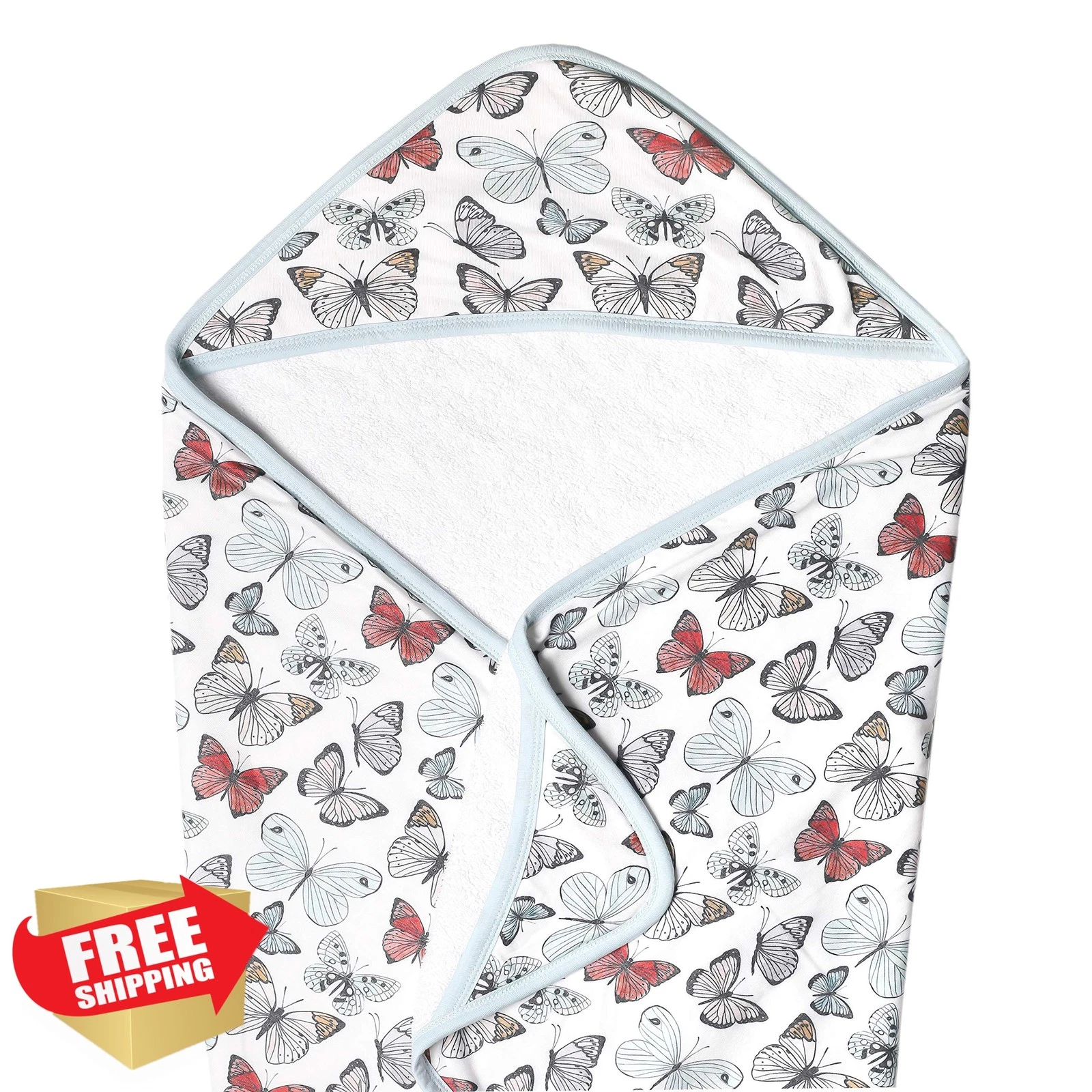 Copper Pearl Hooded Bath Towel Dot Newborn
