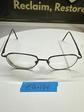 Vintage Metal Eyeglasses Frame Black Oval Wire Frame Glasses