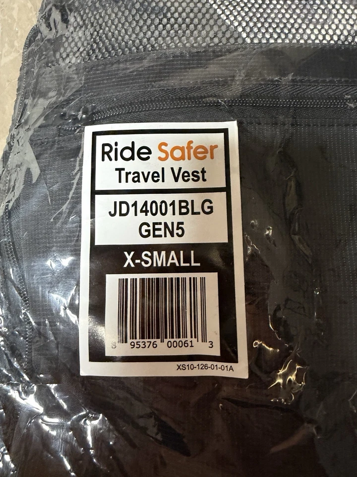 Ride Safer Delight Travel Vest Car Safety Harness Gen 5 22-40 Lbs , Size X-Small - Image 3 of 4