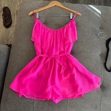 Halston Women's Pink Playsuit-romper