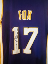 Rick Fox Signed Lakers Jersey Adidas ClimaCool XL+2 3-Peat 2000 2001 2002