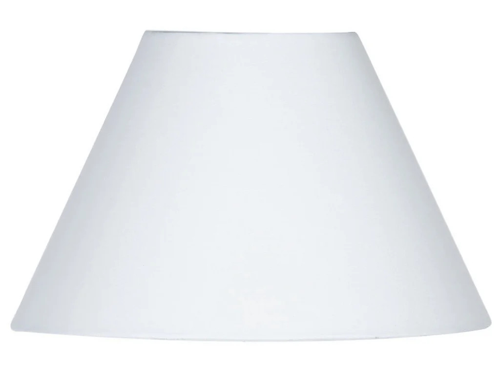 Lampshade White 20"" Coolie Premium Cotton 500mm Oaks Lighting S501/20