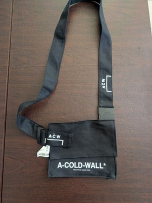 A Cold Wall Sam Ross Classic Utility Canvas Bag V1 Black Rare