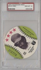1976 MSA Discs Buckmans Dave Cash PSA 10 GEM MT tv5