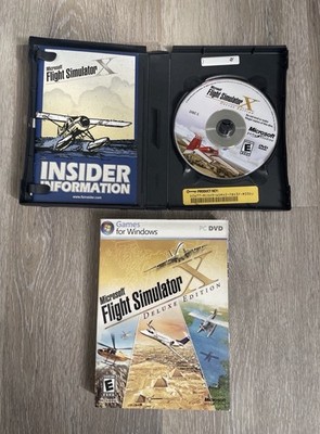 Microsoft Flight Simulator X Gold Edition PC 2008 DVD-ROM Used Tested