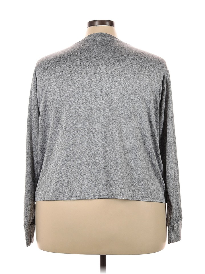 Real Essentials Women Gray Active TShirt 3X Plus eBay