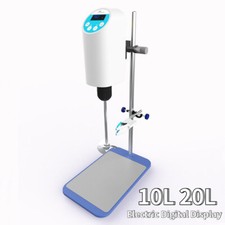 10L 20L Electric Digital Display Overhead Stirrer Lab Mixer Equipment 100V-240V