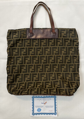 バッグ Vintage Fendi Zucca FF logo tote bag FENDI Vintage Zucca Tote Bag Handbag Purse FF Logo Nylon