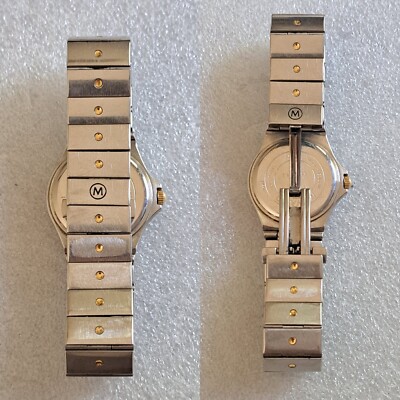 MOVADO Black Dial Two-tone Women\'s Watch 86-A1-816.2 NEW BATTERY MOVADO Black Dial Two-tone Women main image 2