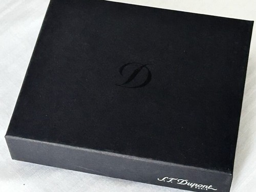 NEW Authentic ST Dupont Black Leather Credit Card Holder 6 slots w/ Box etc SAVE - Picture 8 of 9