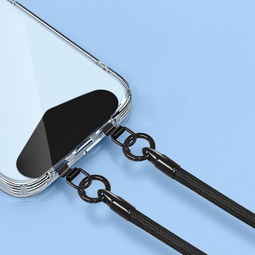 Universal Mobile Phone Sling Rope Card Clip Phone Lanyard Gasket Patch T2W4 - Zdjęcie 7 z 17
