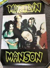 Marilyn Manson 1995 Vintage Poster 23 X 33 Inches ✌️