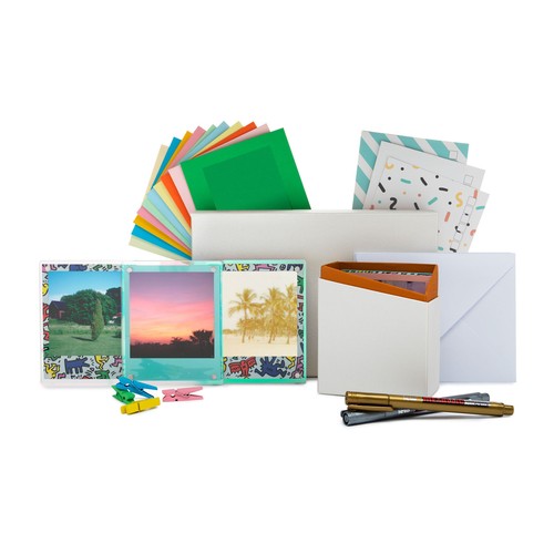 Polaroid Flip Instant Camera with Sonar Autofocus (White) and Accessories Bundle - Picture 8 of 8