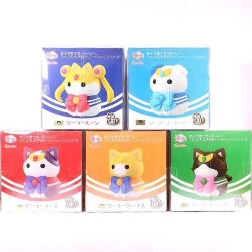Figura Gato Sailor Moon Versión Grande Juego Completo Senya Moon Megahouse Auténtico - Imagen 4 de 10