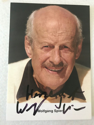 Autogramm  Wolfgang SPIER Schauspieler und Regisseur (2011  )RÜDEL-Karte xyz