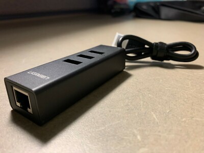 UGREEN RJ45 Ethernet Adapter with 3-port USB 2.0 Hub