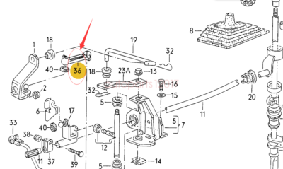 0EM Gear Shift Linkage 5-Speed For VW Golf Jetta MK2 1984-1992