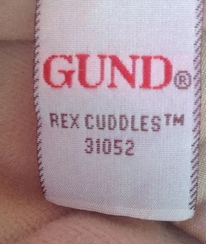RARE Cuddles Lion Rug Baby Gund 31052 Rex Brown Plush Security Blanket - Picture 3 of 10
