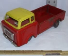 BANDAI WILLYS JEEP TRUCK TIN FRICTION TOY JAPAN