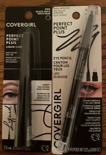 CoverGirl Perfect Point Plus Liquid Eye Liner #200 Black Onyx X 2. SHIPS FREE!! - Picture 2 of 4
