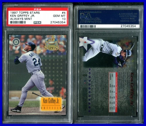 PSA 10 1997 Topps Stars Always Mint #4 Ken Griffey Jr. Seattle Mariners POP3