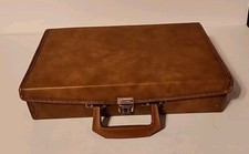 Vintage 24 Cassette Tape Holder Carry Case Storage Briefcase - Service Mfg USA