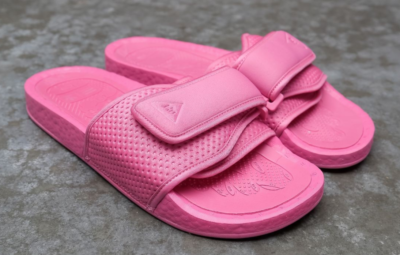 Adidas x Pharrell Williams Boost Slides Semi Solar Pink FV7289 Men\'s Adidas x Pharrell Williams Boost Slides FV7289 Semi Solar  main image 4