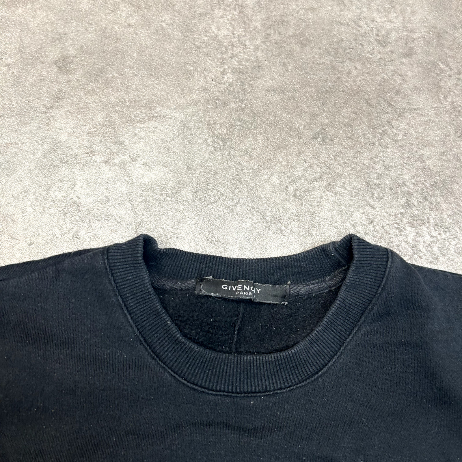 Givenchy Paris Sweatshirt Mens Large Embroidered Rottweiler Jumper, Black image 3
