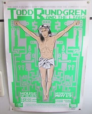 TODD RUNDGREN AND THE LIARS 2004 CONCERT POSTER STAINBOY HOUSE OF BLUES SIGNED