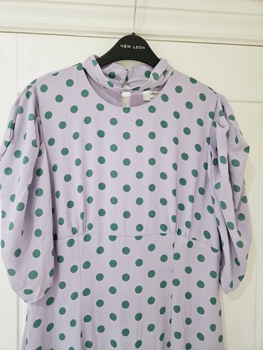 Labelrail x Olivia & Alice Polka Dot Maxi Dress, Lavender /Green Size 12 - Picture 5 of 16