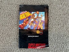 NCAA Basketball Super Nintendo Entertainment System, 1992 MANUAL ONLY