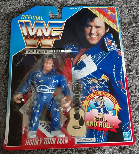1990 WWF Hasbro Honky Tonk Man Series 2 Factory Se...