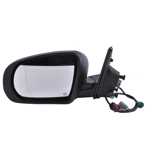 Driver Left Side Black Power Heated Mirror for 17-22 Jeep Compass MK CH1320498