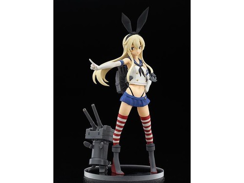 KANTAI COLLECTION PLAMAX KC-01: DESTROY X KANMUSU SHIMAKAZE - Picture 4 of 8