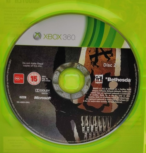 Xbox 360 Rage With Manual PAL Bethesda Game - Picture 3 of 6